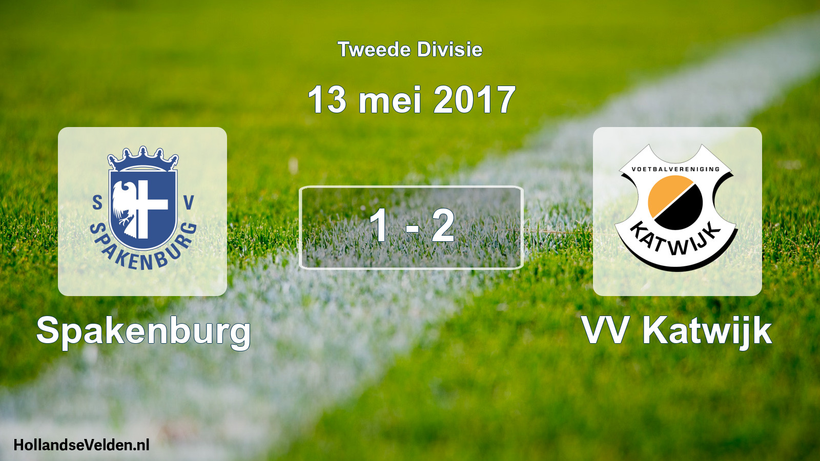 Total number of matches played: Spakenburg - VV Katwijk 1 - 2 (13 May 2017)