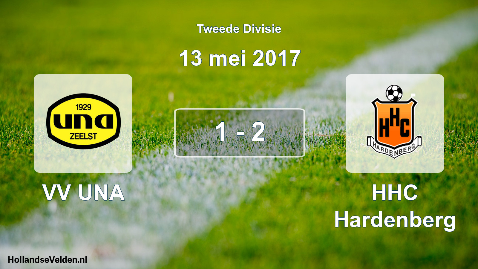 Total number of matches played: VV UNA - HHC Hardenberg 1 - 2 (13 May 2017)