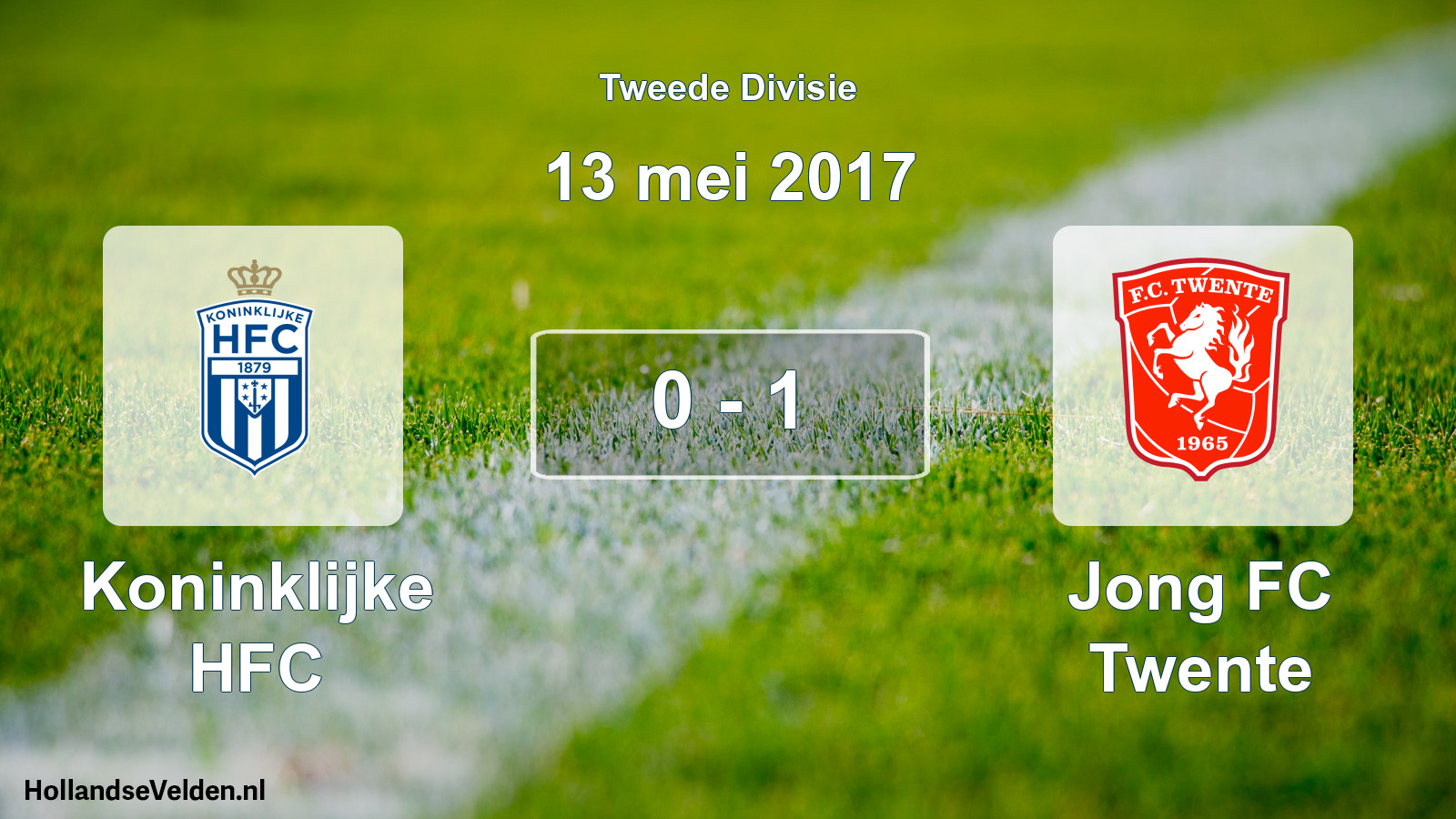 Total number of matches played: Koninklijke HFC - Jong FC Twente 0 - 1 (13 May 2017)