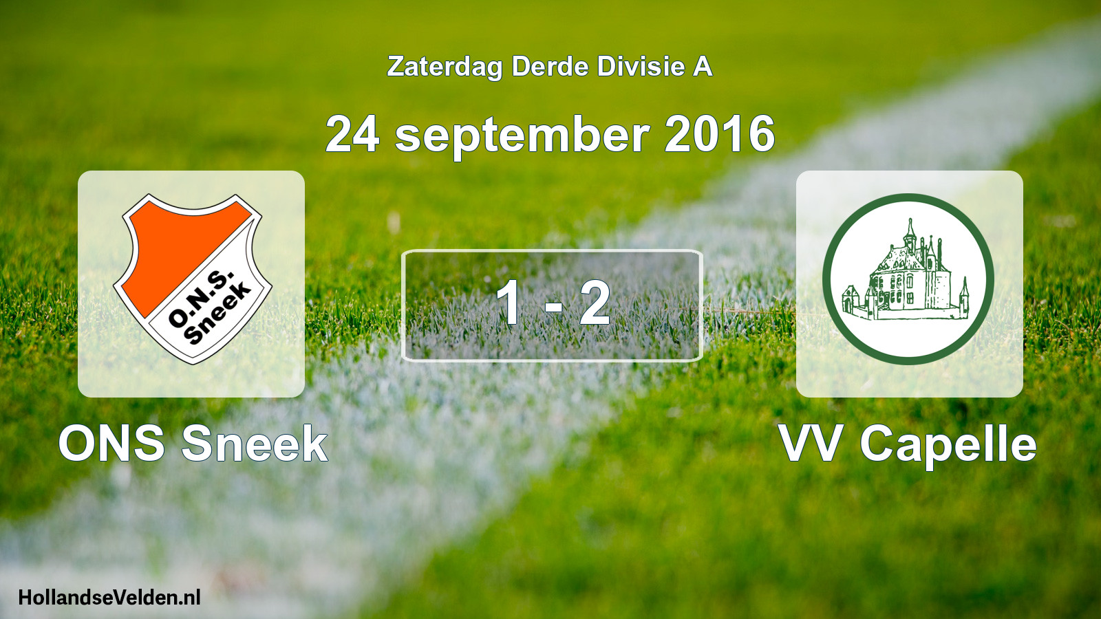 Total number of matches played: ONS Sneek - VV Capelle 1 - 2 (24 September 2016)