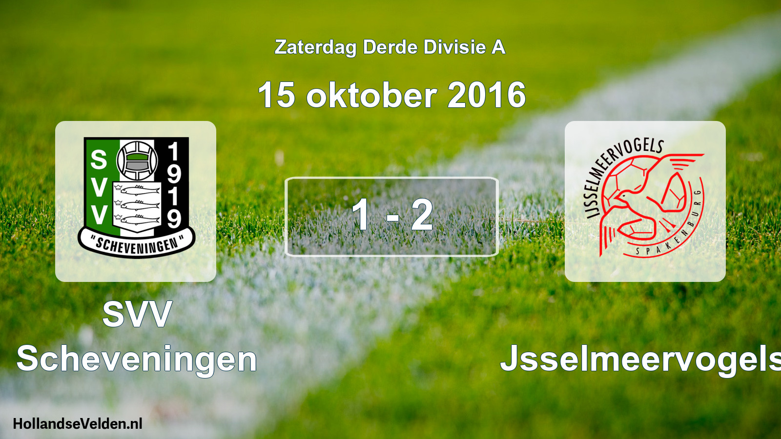 Total number of matches played: SVV Scheveningen - IJsselmeervogels 1 - 2 (15 October 2016)