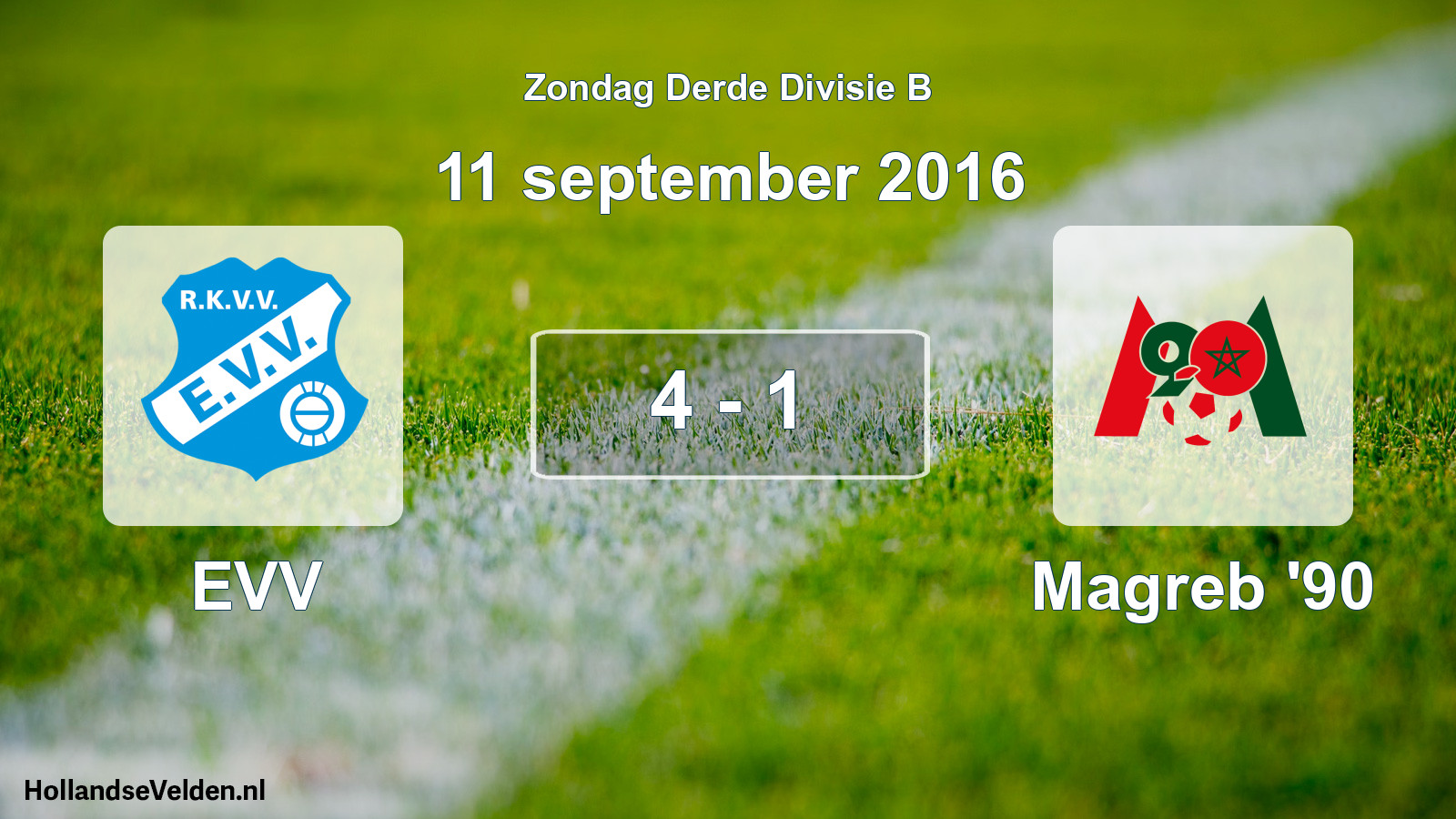 Total number of matches played: EVV - Magreb '90 4 - 1 (11 September 2016)