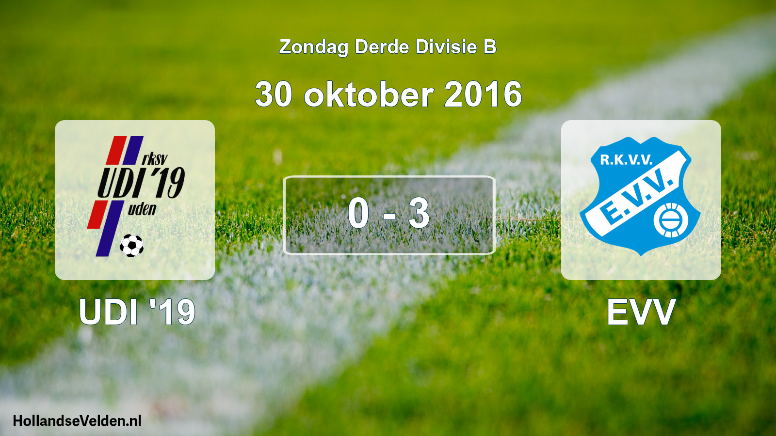 Total number of matches played: UDI '19 - EVV 0 - 3 (30 October 2016)