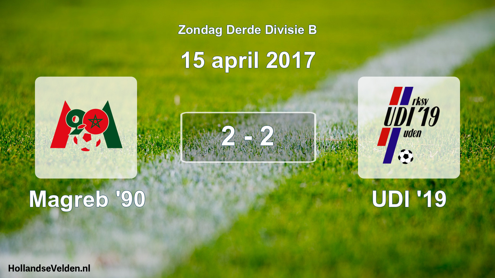 Total number of matches played: Magreb '90 - UDI '19 2 - 2 (15 April 2017)