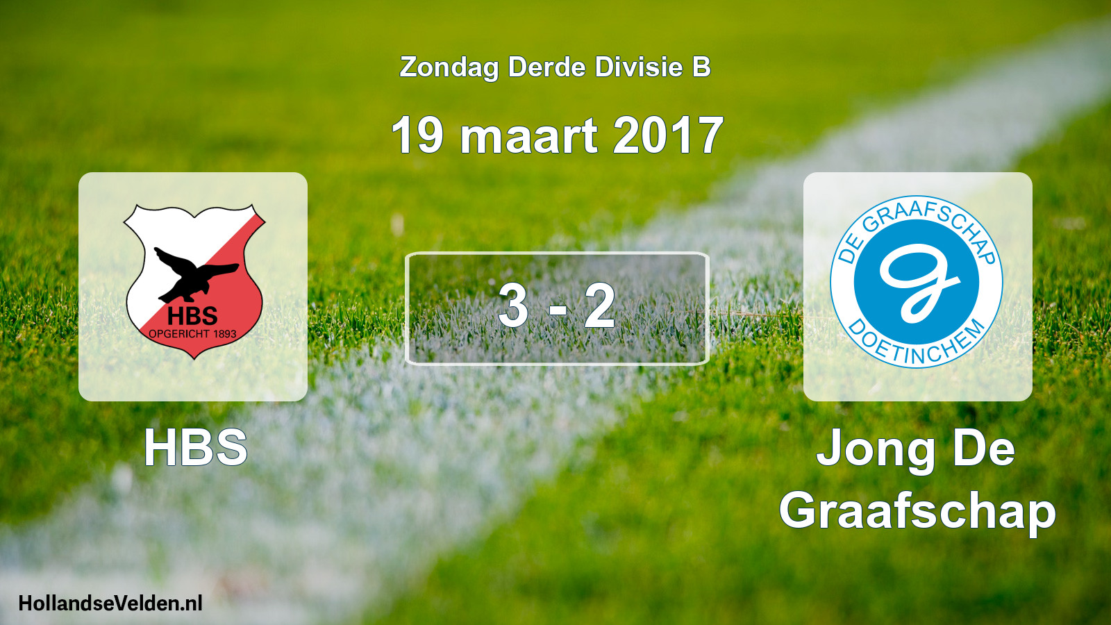 Total number of matches played: HBS - Jong De Graafschap 3 - 2 (19 March 2017)
