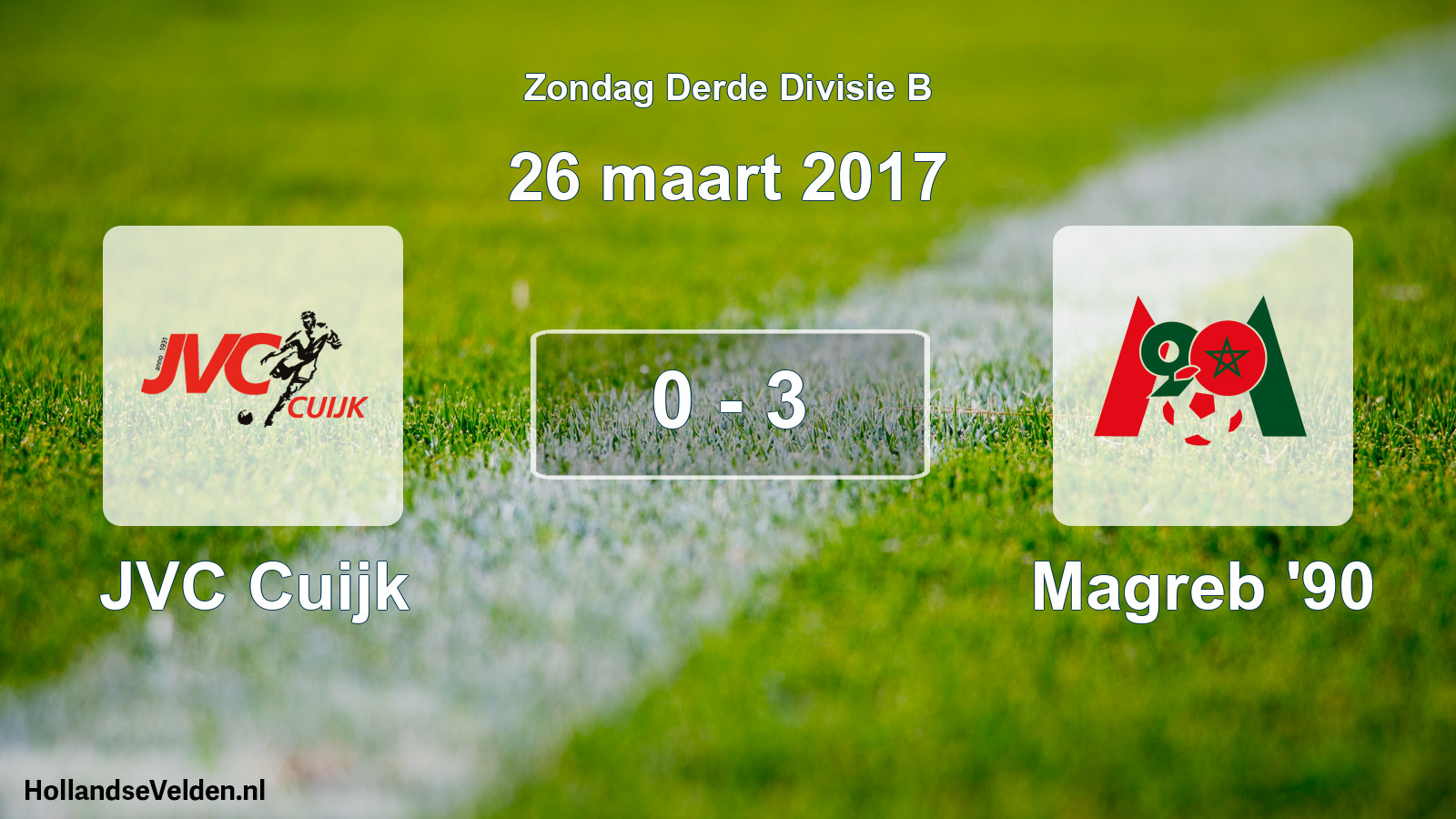 Total number of matches played: JVC Cuijk - Magreb '90 0 - 3 (26 March 2017)