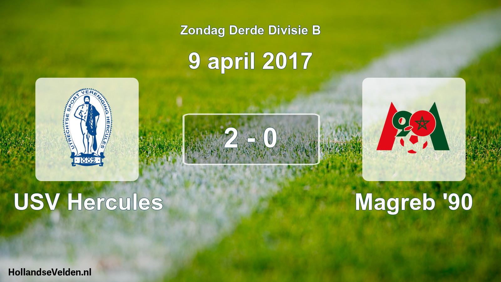 Total number of matches played: USV Hercules - Magreb '90 2 - 0 (9 April 2017)