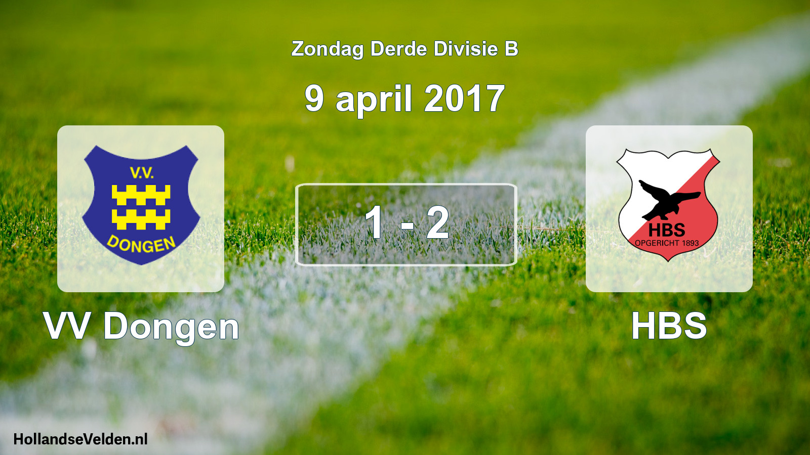Total number of matches played: VV Dongen - HBS 1 - 2 (9 April 2017)