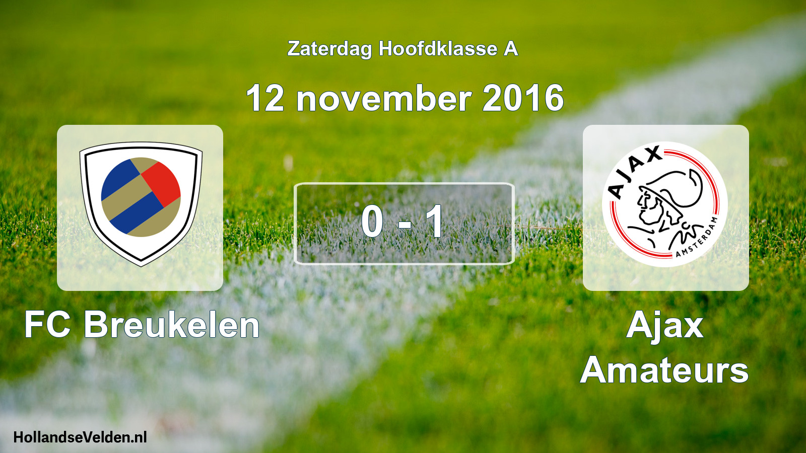 Total number of matches played: FC Breukelen - Ajax Amateurs 0 - 1 (12 November 2016)