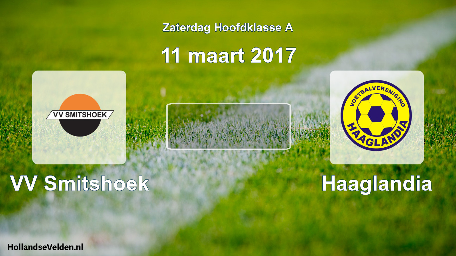 Scheduled Match: VV Smitshoek - Haaglandia (11 March 2017)