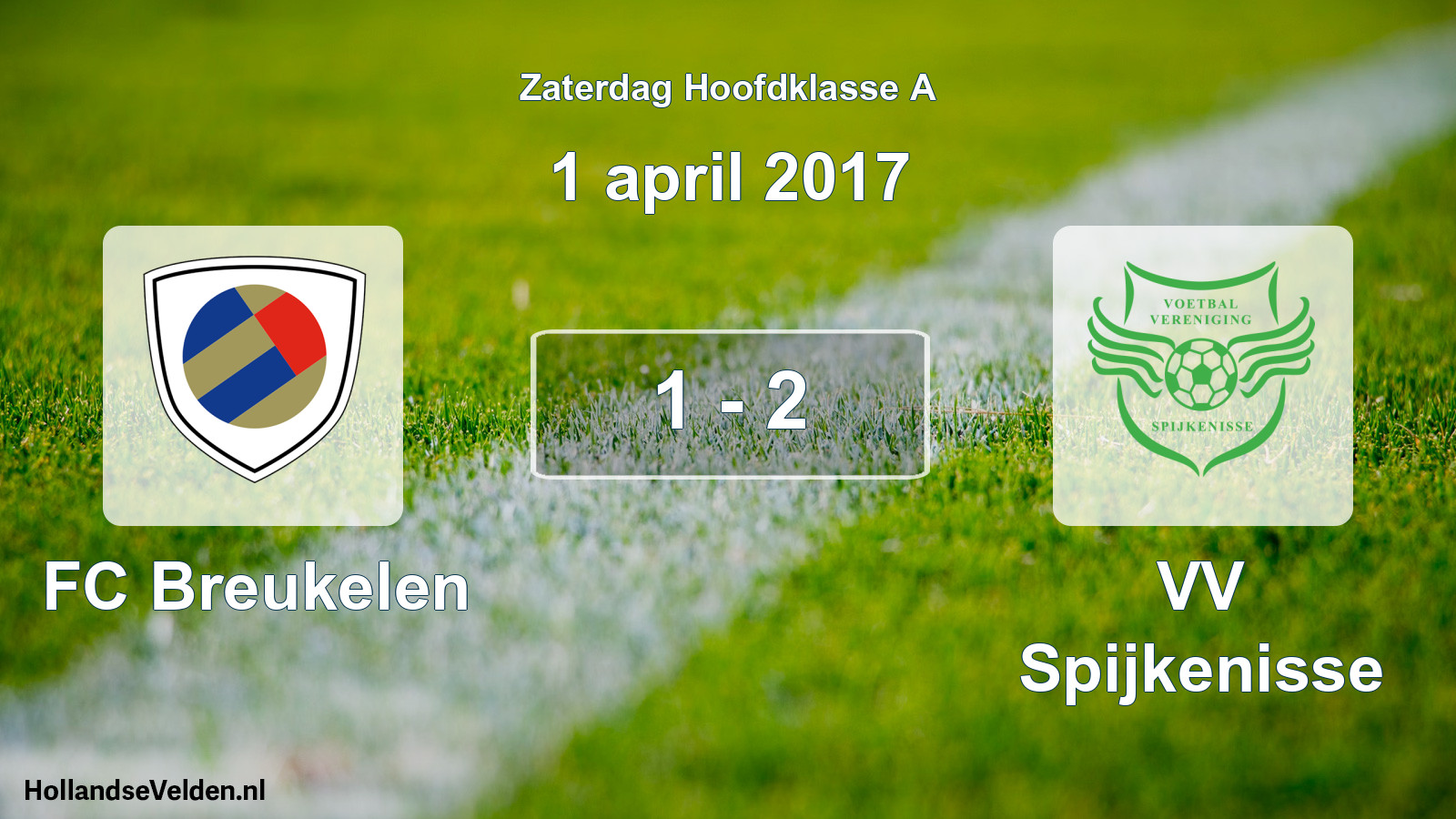 Total number of matches played: FC Breukelen - VV Spijkenisse 1 - 2 (1 April 2017)