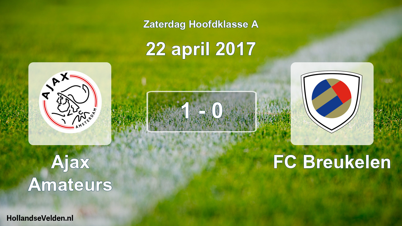 Gespeelde wedstrijd: Ajax Amateurs - FC Breukelen 1 - 0 (22 april 2017)