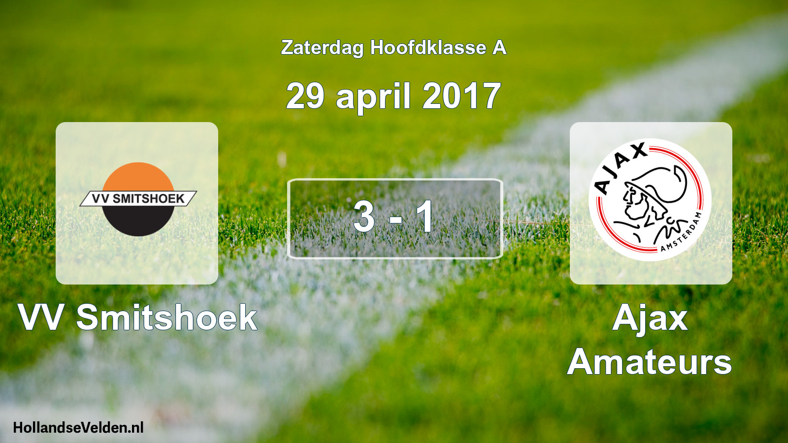 Total number of matches played: VV Smitshoek - Ajax Amateurs 3 - 1 (29 April 2017)