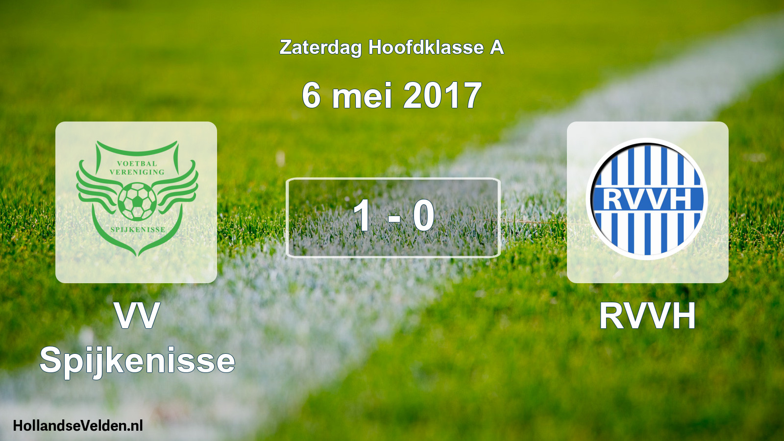 Gespeelde wedstrijd: VV Spijkenisse - RVVH 1 - 0 (6 mei 2017)