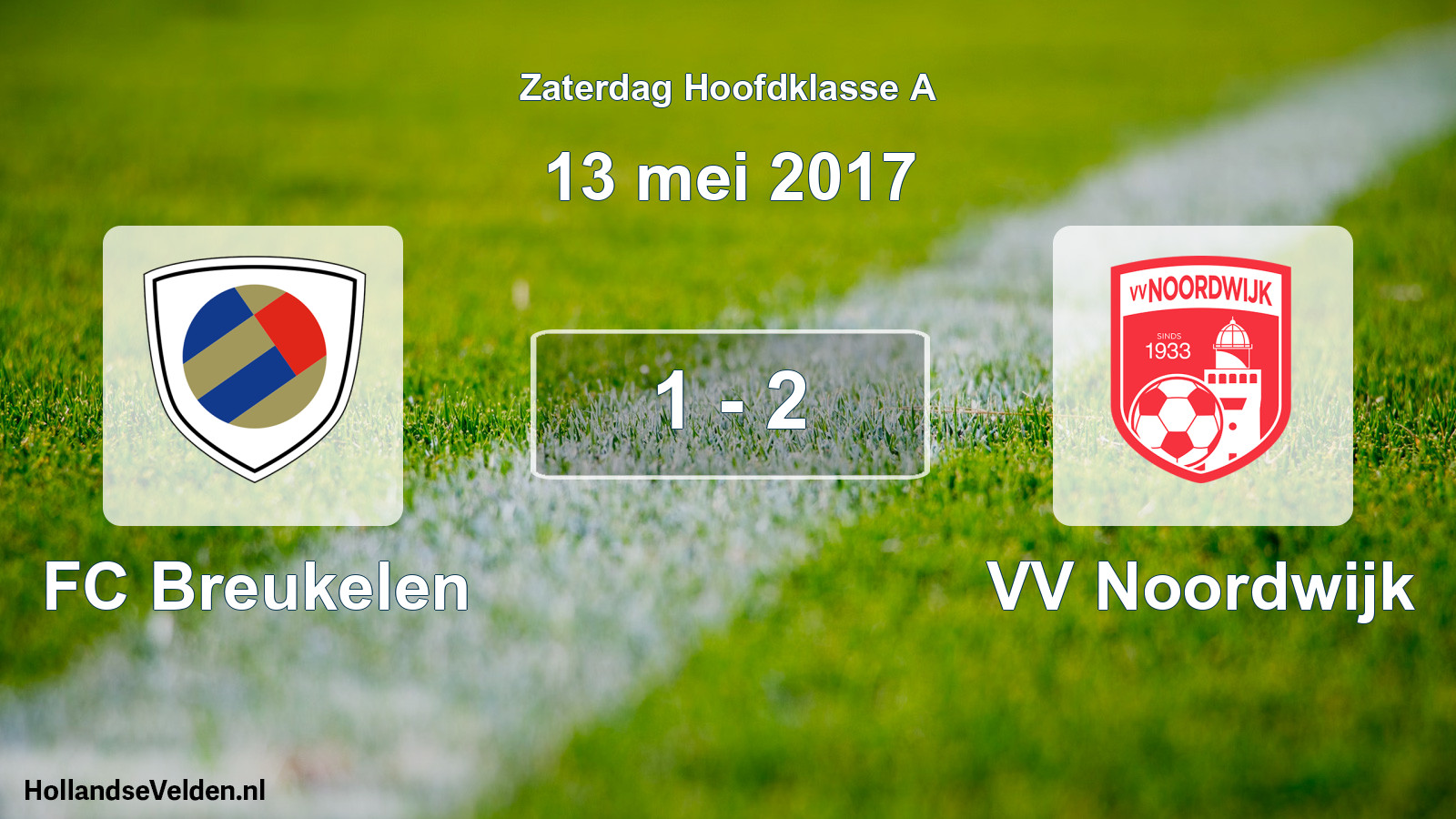 Total number of matches played: FC Breukelen - VV Noordwijk 1 - 2 (13 May 2017)