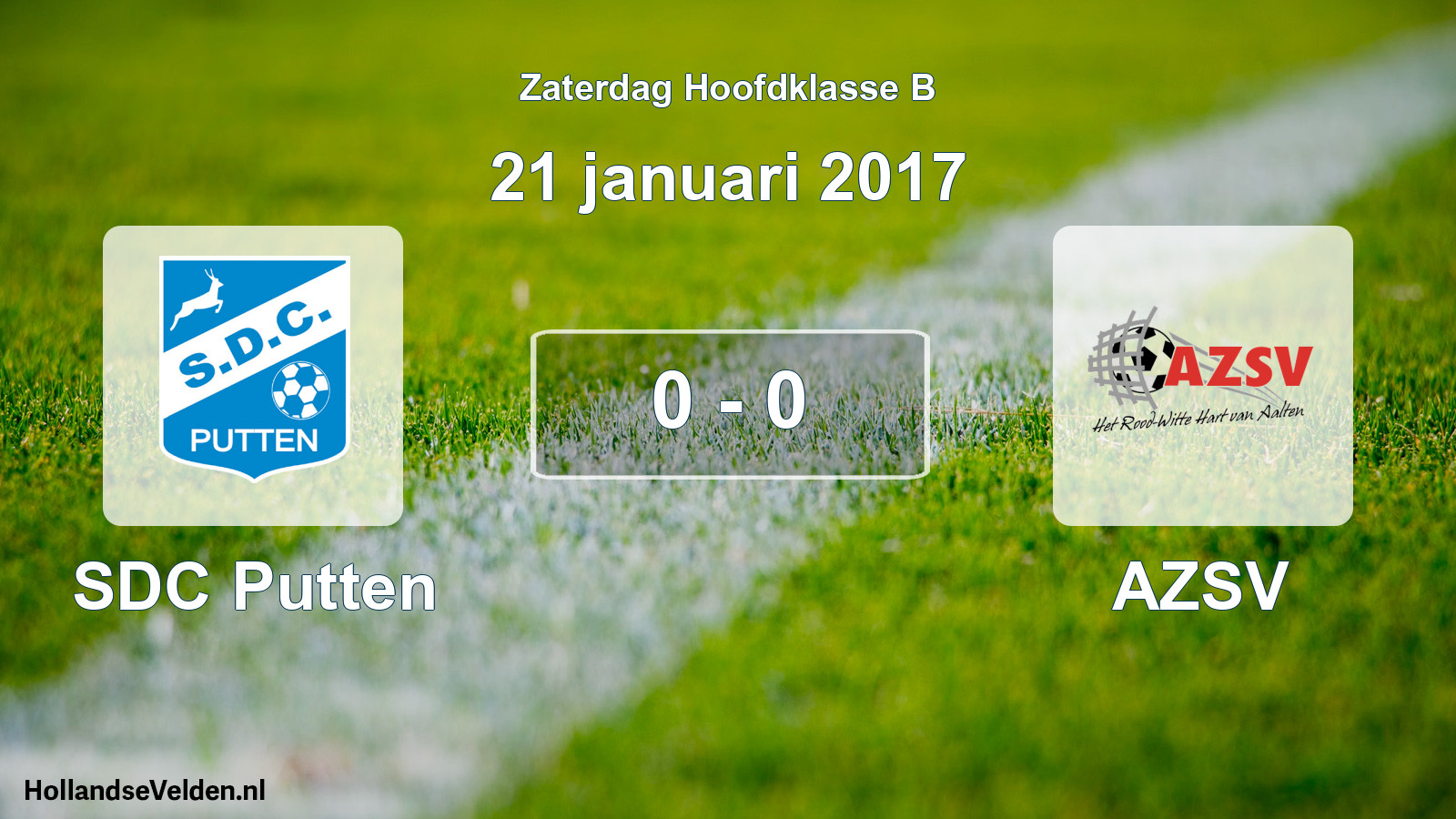 Total number of matches played: SDC Putten - AZSV 0 - 0 (21 January 2017)