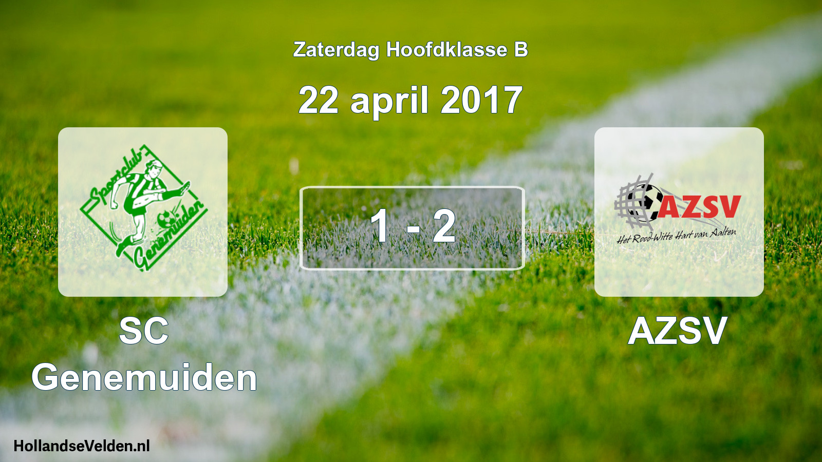 Total number of matches played: SC Genemuiden - AZSV 1 - 2 (22 April 2017)