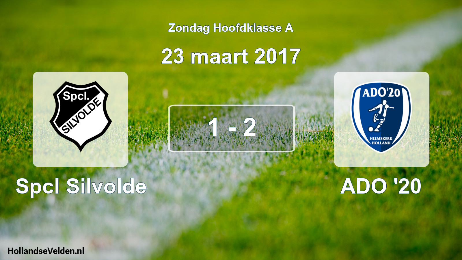 Total number of matches played: Spcl Silvolde - ADO '20 1 - 2 (23 March 2017)