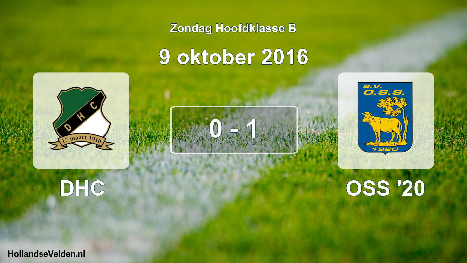 Total number of matches played: DHC - OSS '20 0 - 1 (9 October 2016)