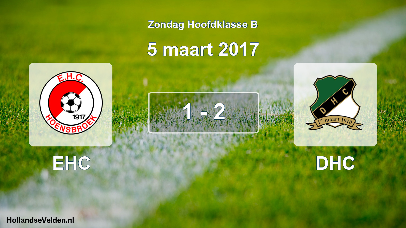 Total number of matches played: EHC - DHC 1 - 2 (5 March 2017)