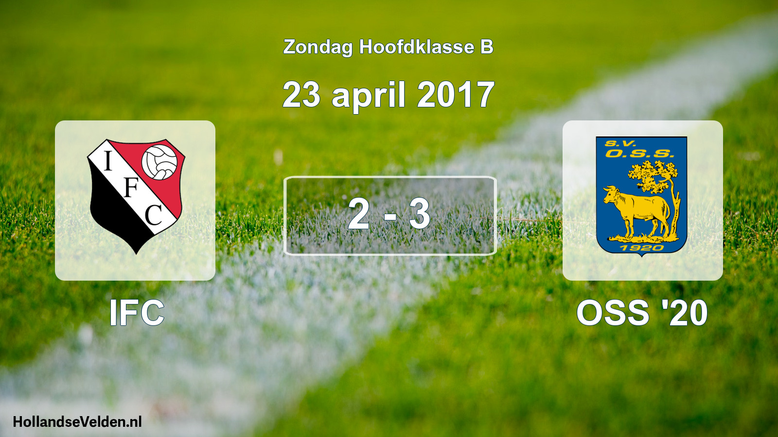 Total number of matches played: IFC - OSS '20 2 - 3 (23 April 2017)