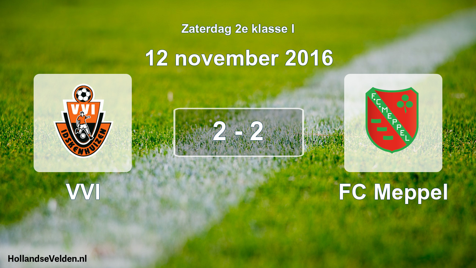 Total number of matches played: VVI - FC Meppel 2 - 2 (12 November 2016)