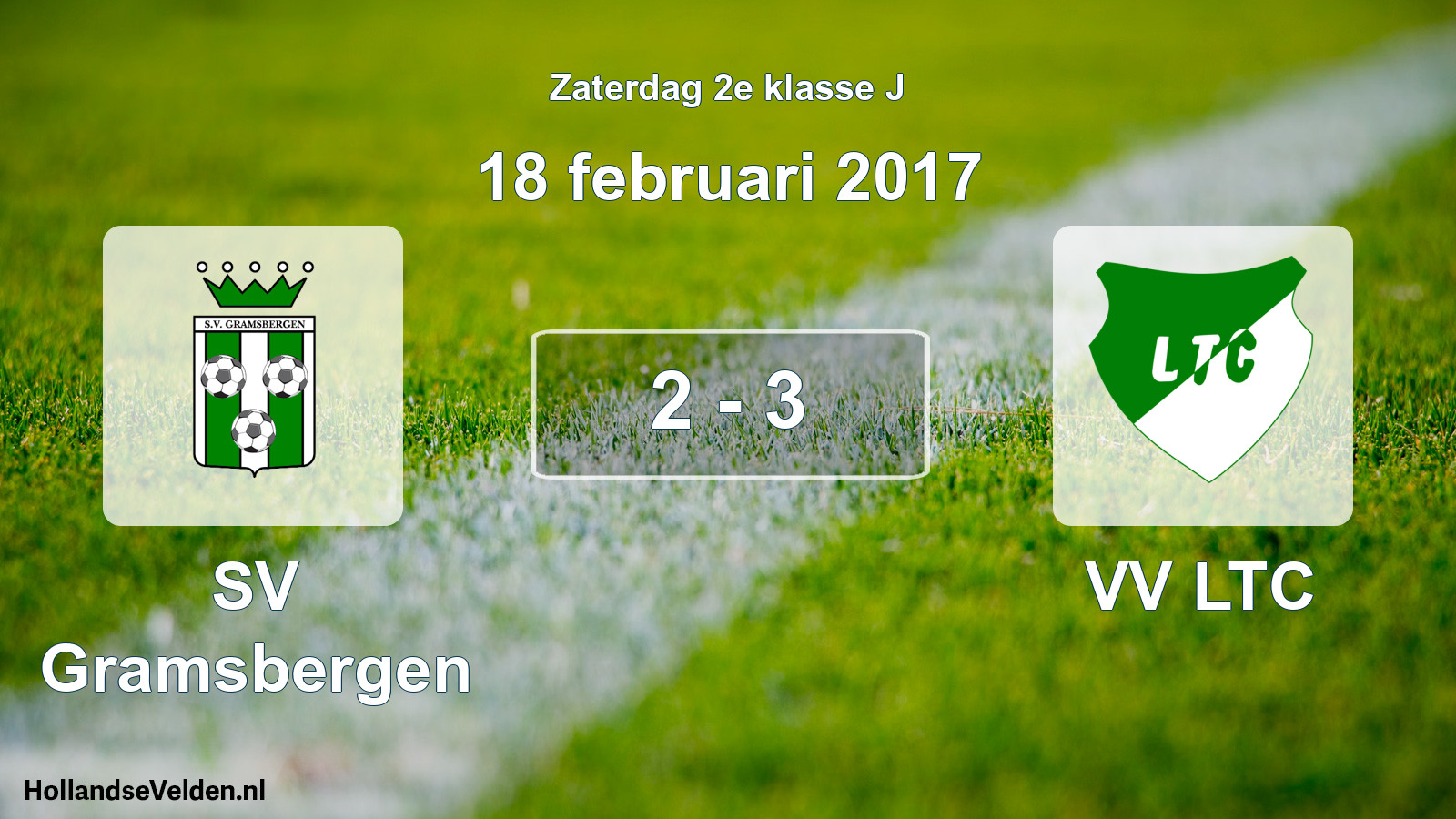 Total number of matches played: SV Gramsbergen - VV LTC 2 - 3 (18 February 2017)