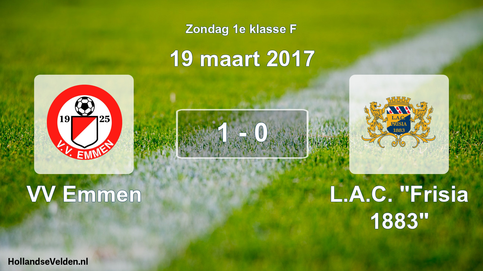 Total number of matches played: VV Emmen - L.A.C. 