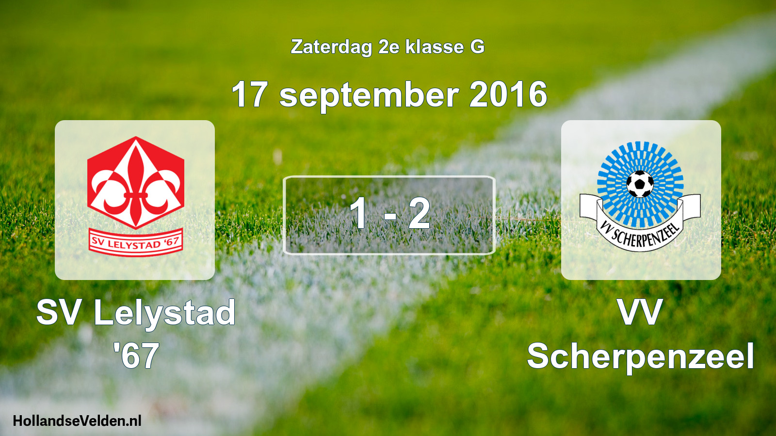 Total number of matches played: SV Lelystad '67 - VV Scherpenzeel 1 - 2 (17 September 2016)