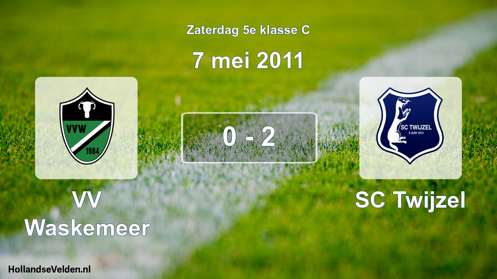 Total number of matches played: VV Waskemeer - SC Twijzel 0 - 2 (7 May 2011)
