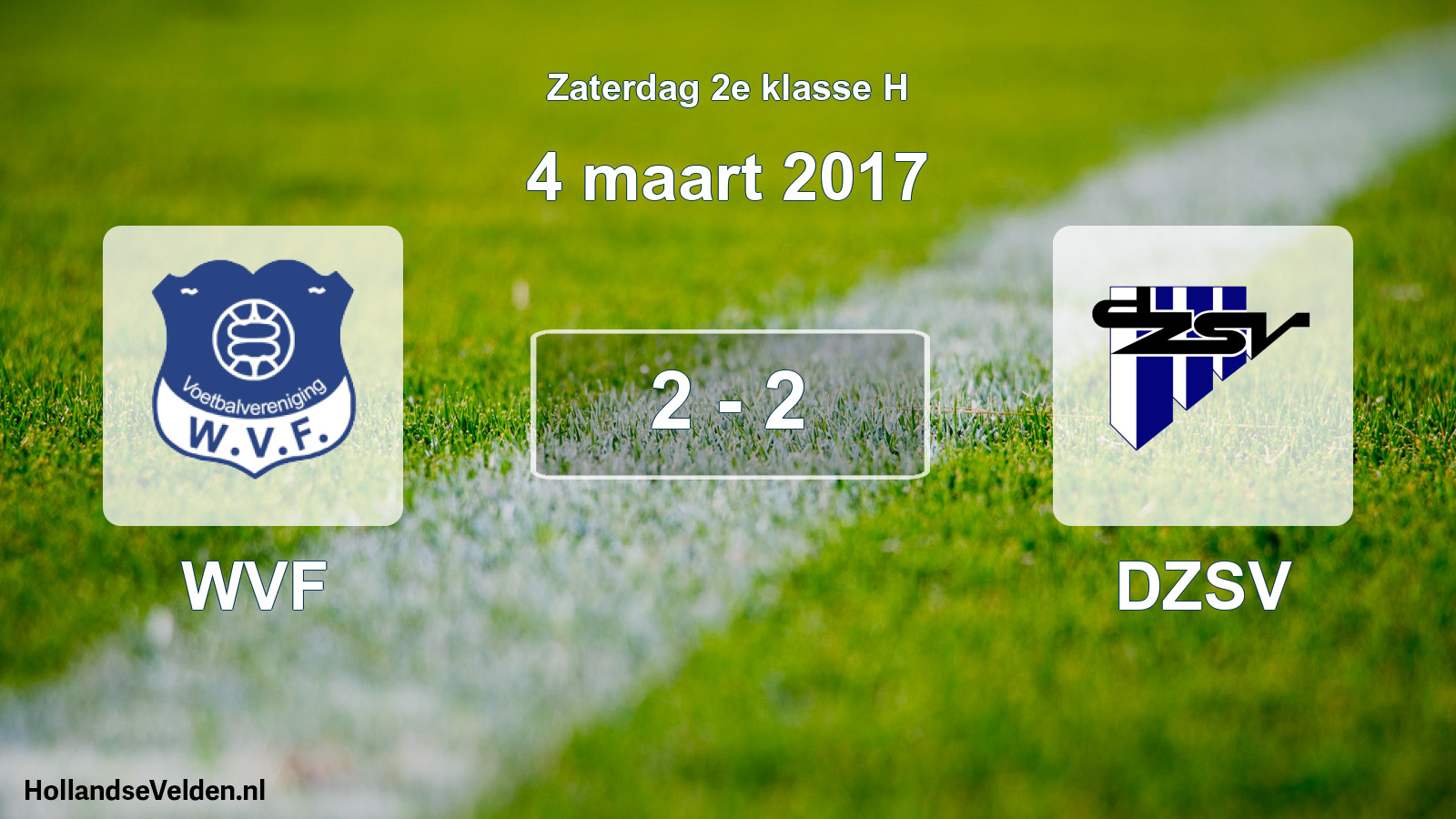 Total number of matches played: WVF - DZSV 2 - 2 (4 March 2017)