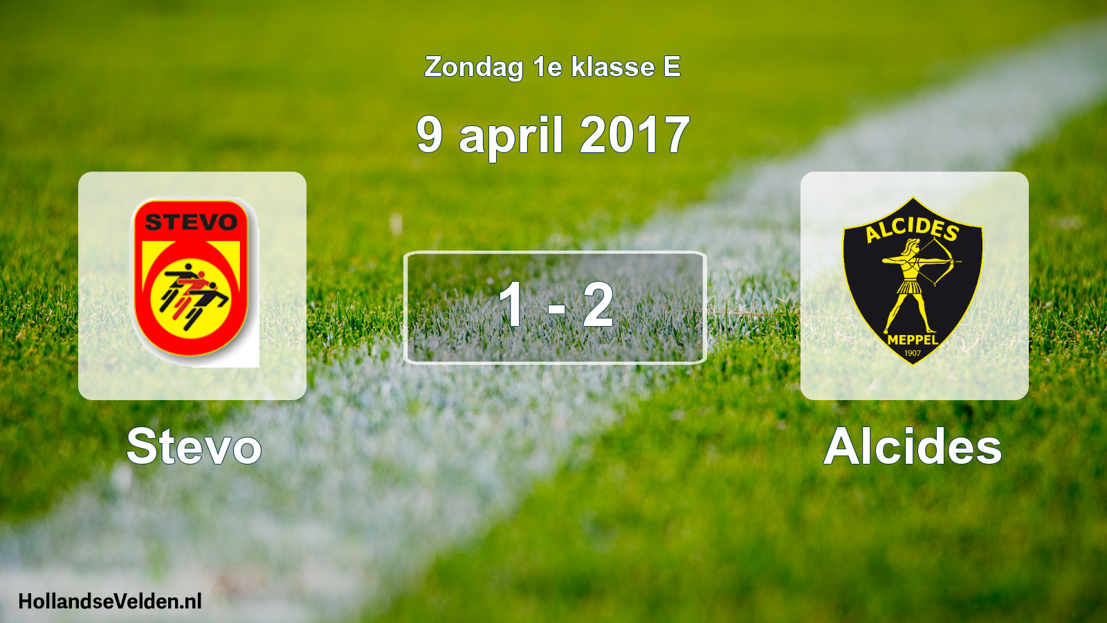 Total number of matches played: Stevo - Alcides 1 - 2 (9 April 2017)