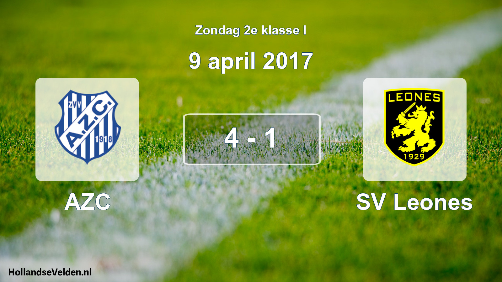 Total number of matches played: AZC - SV Leones 4 - 1 (9 April 2017)