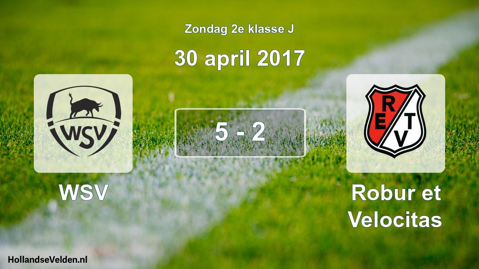 Total number of matches played: WSV - Robur et Velocitas 5 - 2 (30 April 2017)