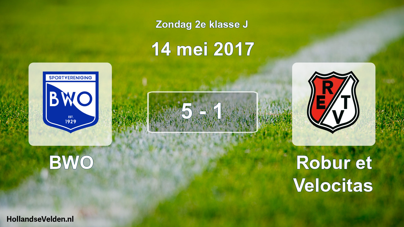Total number of matches played: BWO - Robur et Velocitas 5 - 1 (14 May 2017)