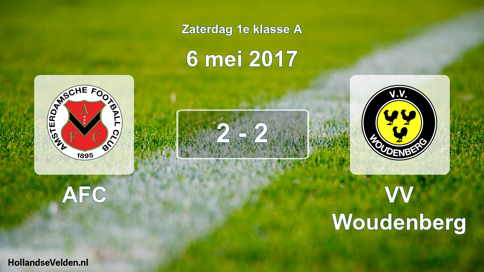 Total number of matches played: AFC - VV Woudenberg 2 - 2 (6 May 2017)