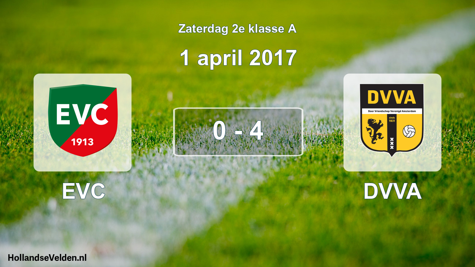 Total number of matches played: EVC - DVVA 0 - 4 (1 April 2017)