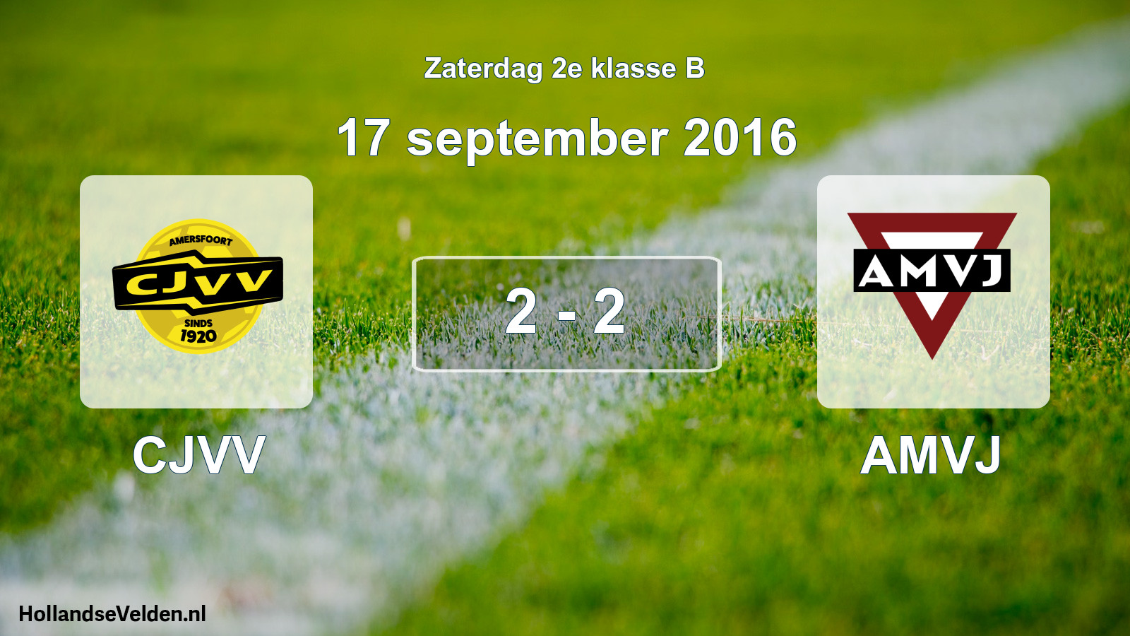 Total number of matches played: CJVV - AMVJ 2 - 2 (17 September 2016)