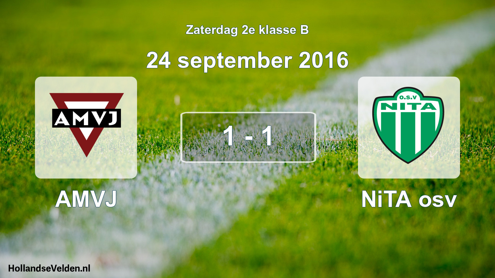 Total number of matches played: AMVJ - NiTA osv 1 - 1 (24 September 2016)