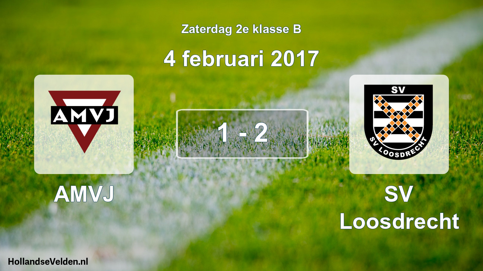 Total number of matches played: AMVJ - SV Loosdrecht 1 - 2 (4 February 2017)