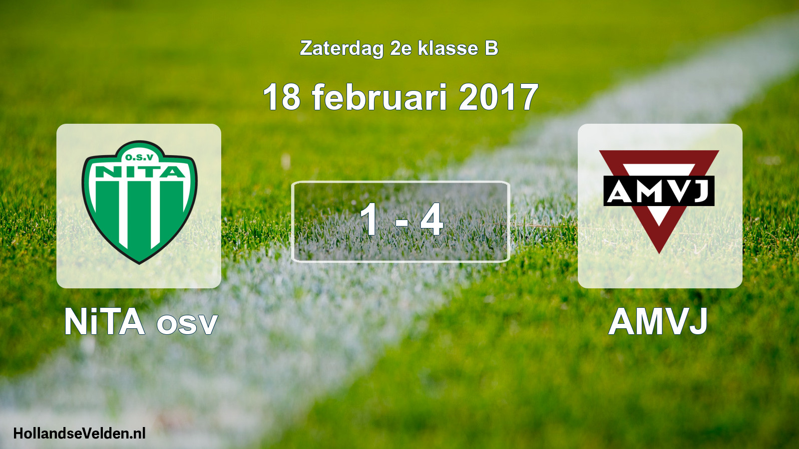 Total number of matches played: NiTA osv - AMVJ 1 - 4 (18 February 2017)