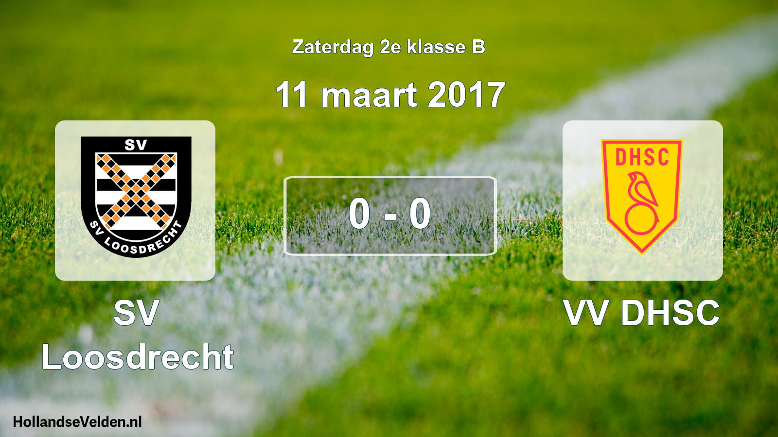 Total number of matches played: SV Loosdrecht - VV DHSC 0 - 0 (11 March 2017)