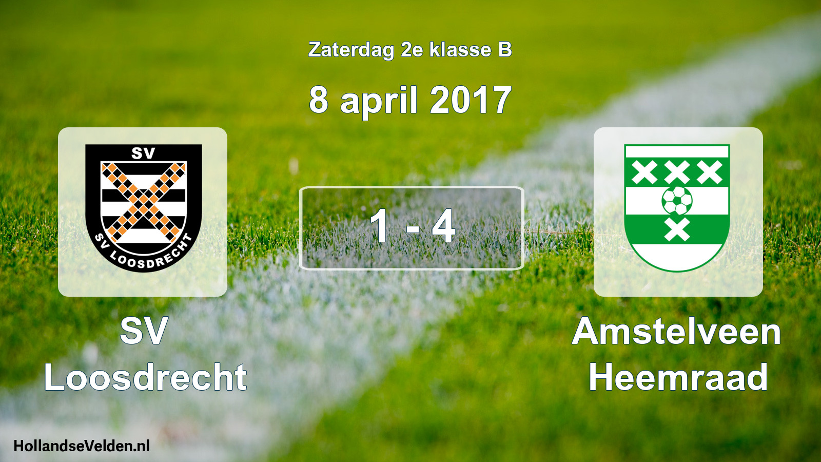 Total number of matches played: SV Loosdrecht - Amstelveen Heemraad 1 - 4 (8 April 2017)