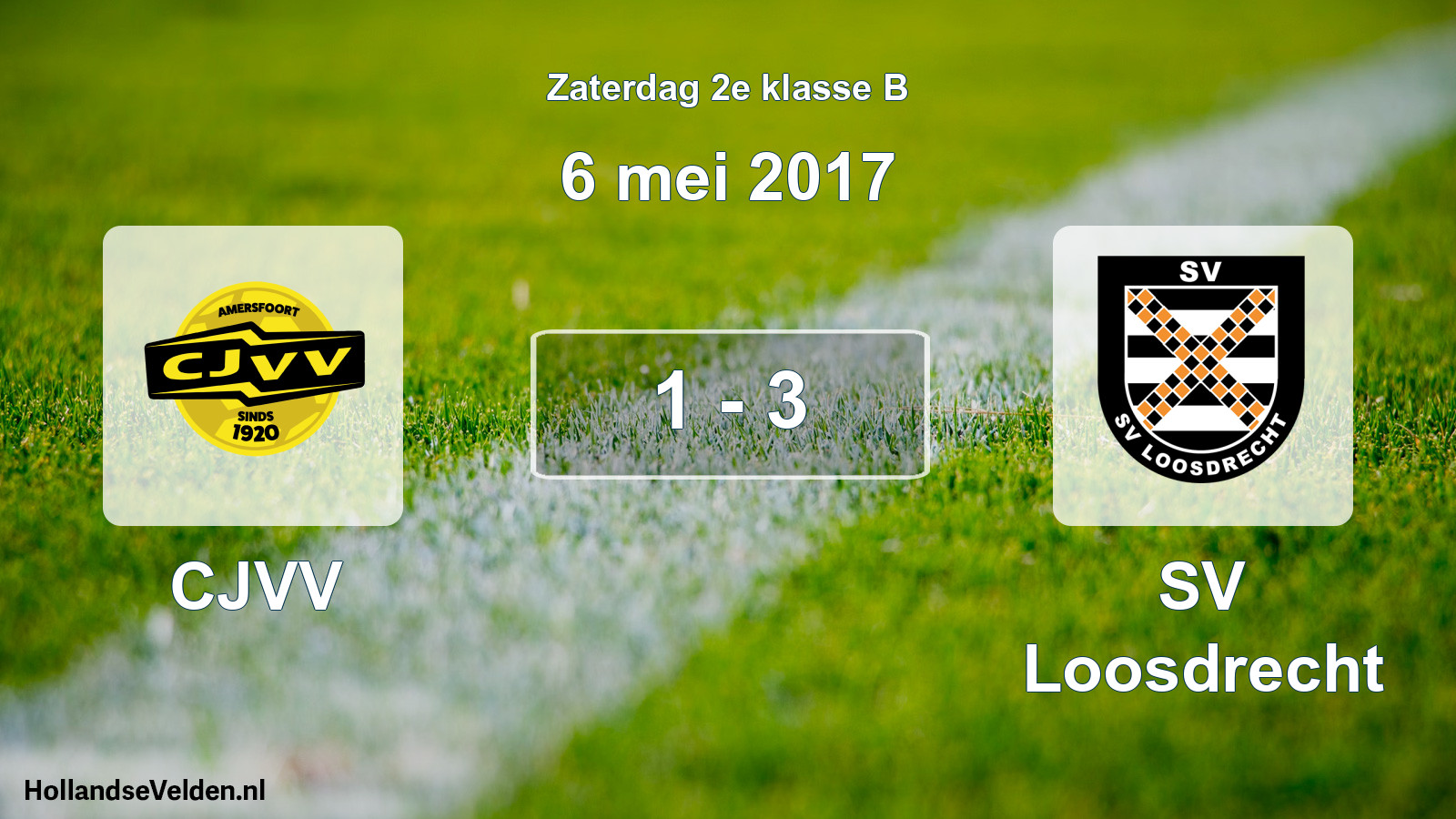 Total number of matches played: CJVV - SV Loosdrecht 1 - 3 (6 May 2017)