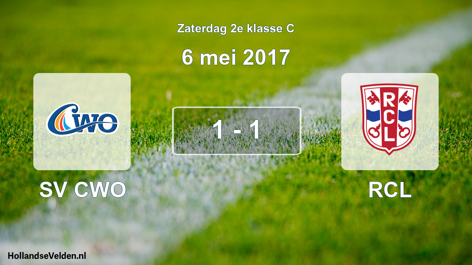 Total number of matches played: SV CWO - RCL 1 - 1 (6 May 2017)