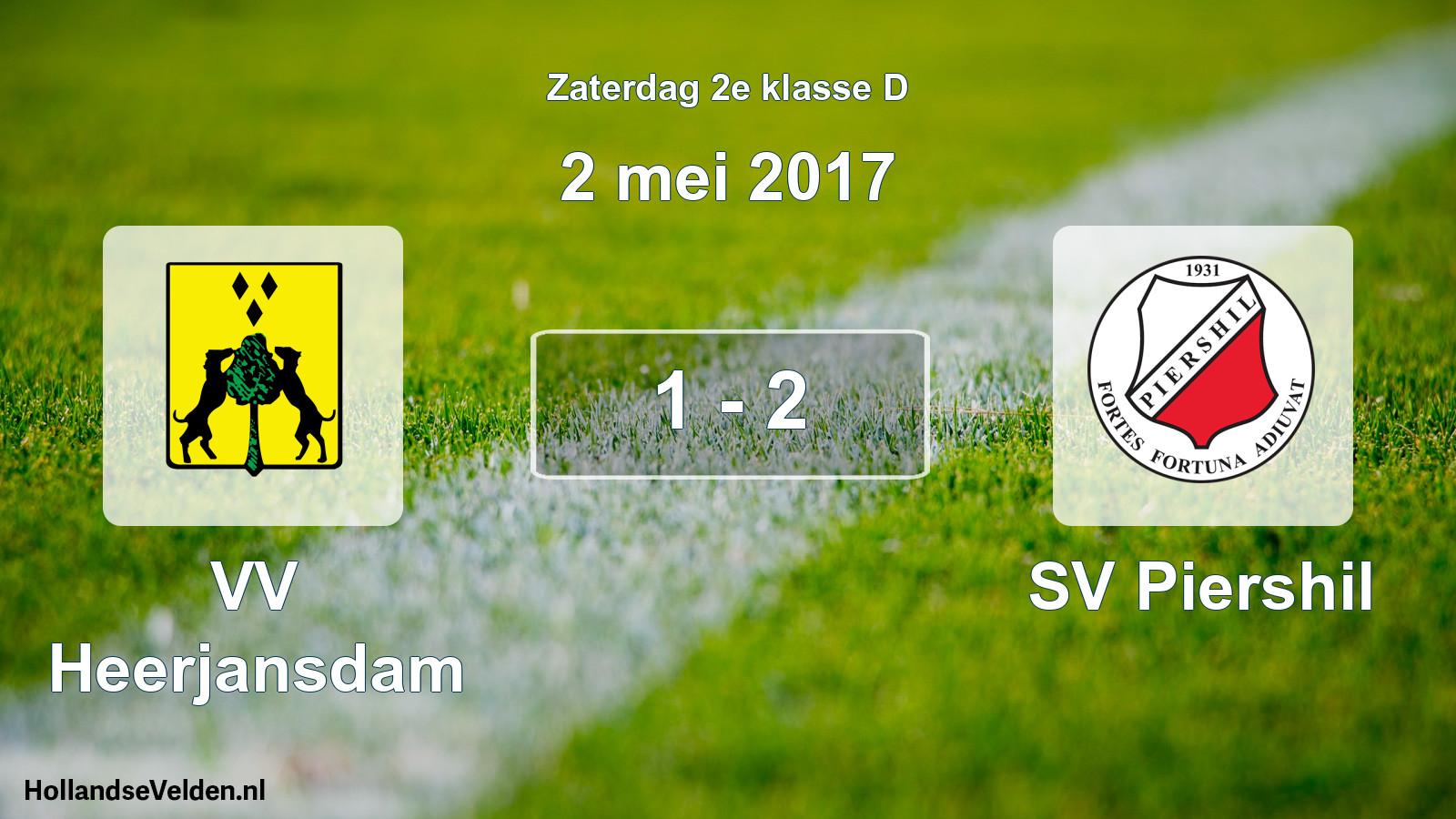 Total number of matches played: VV Heerjansdam - SV Piershil 1 - 2 (2 May 2017)