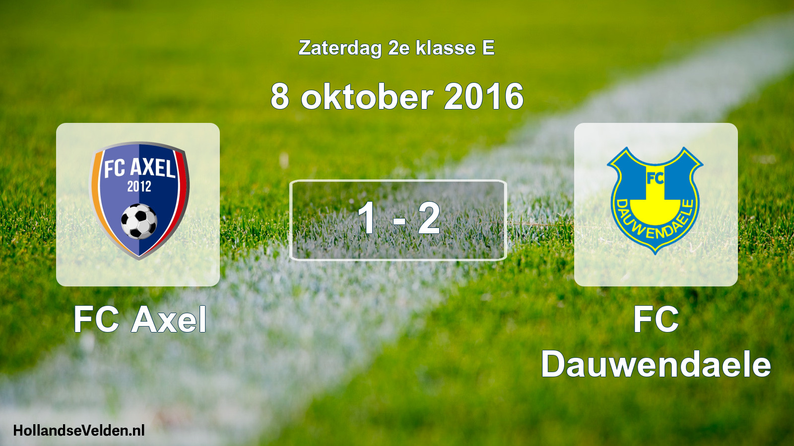 Total number of matches played: FC Axel - FC Dauwendaele 1 - 2 (8 October 2016)