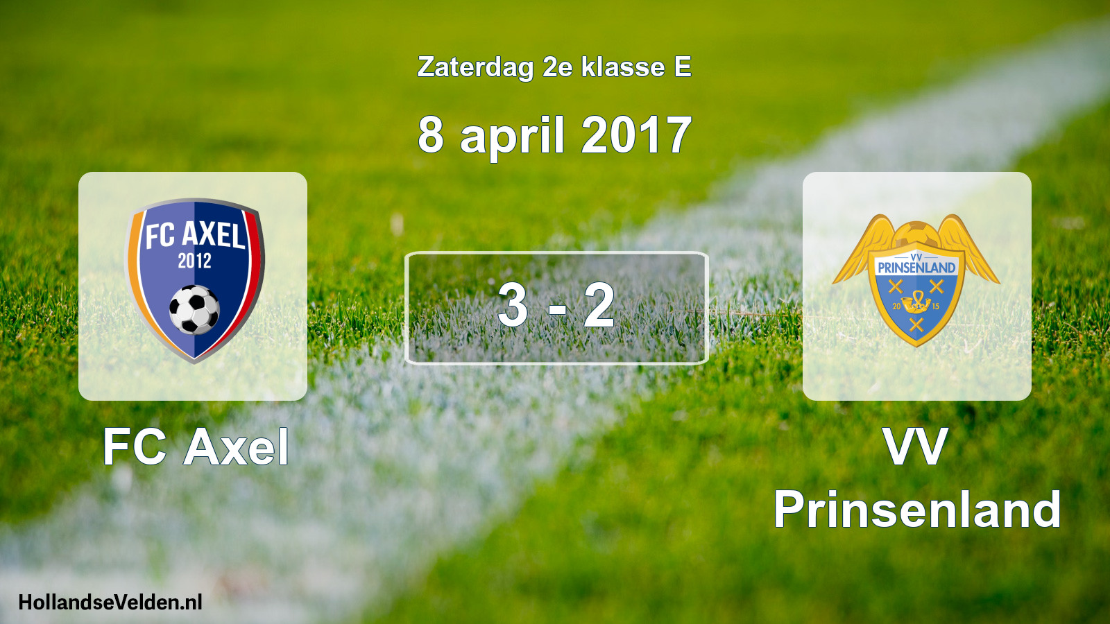 Total number of matches played: FC Axel - VV Prinsenland 3 - 2 (8 April 2017)