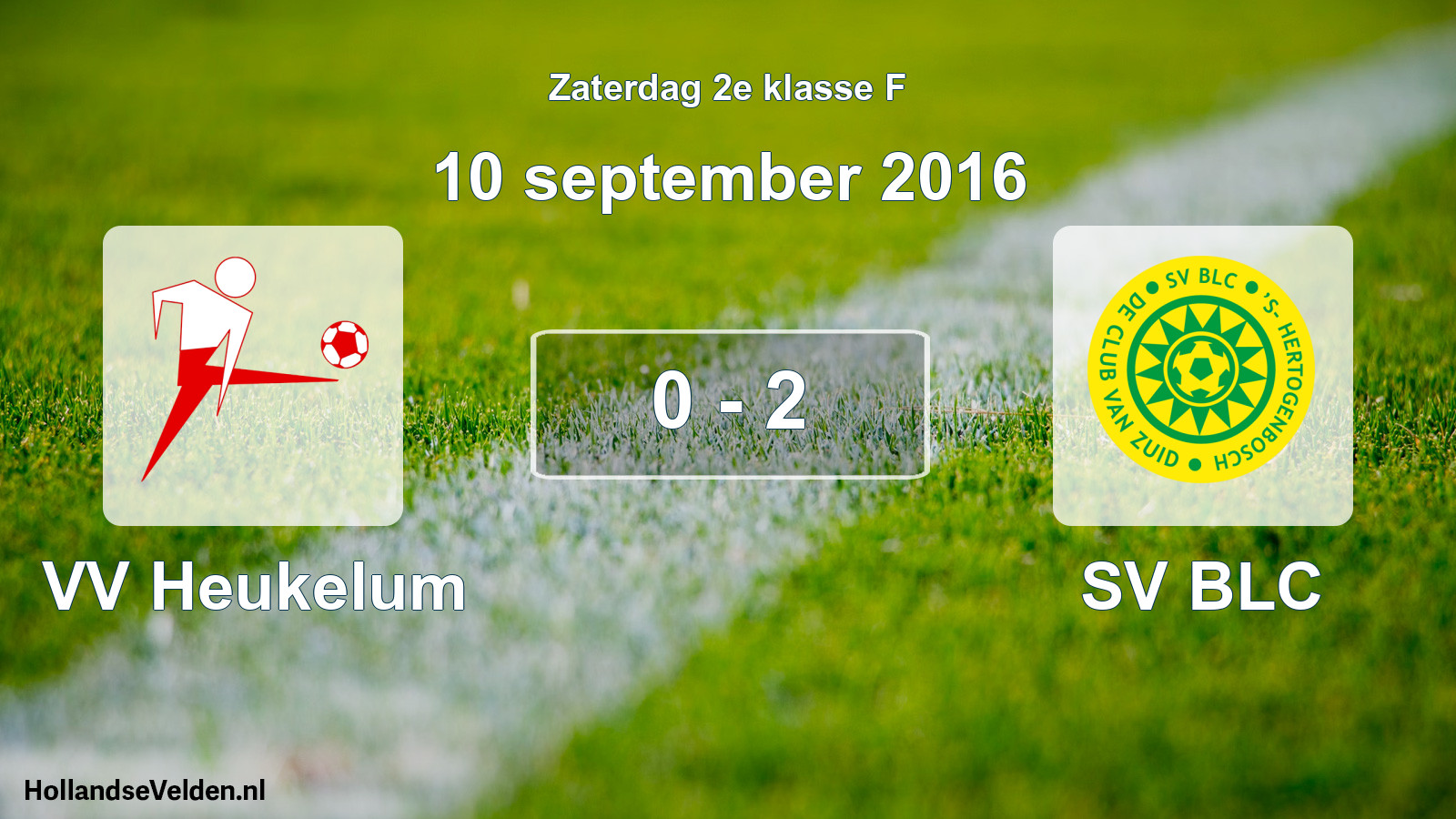 Total number of matches played: VV Heukelum - SV BLC 0 - 2 (10 September 2016)