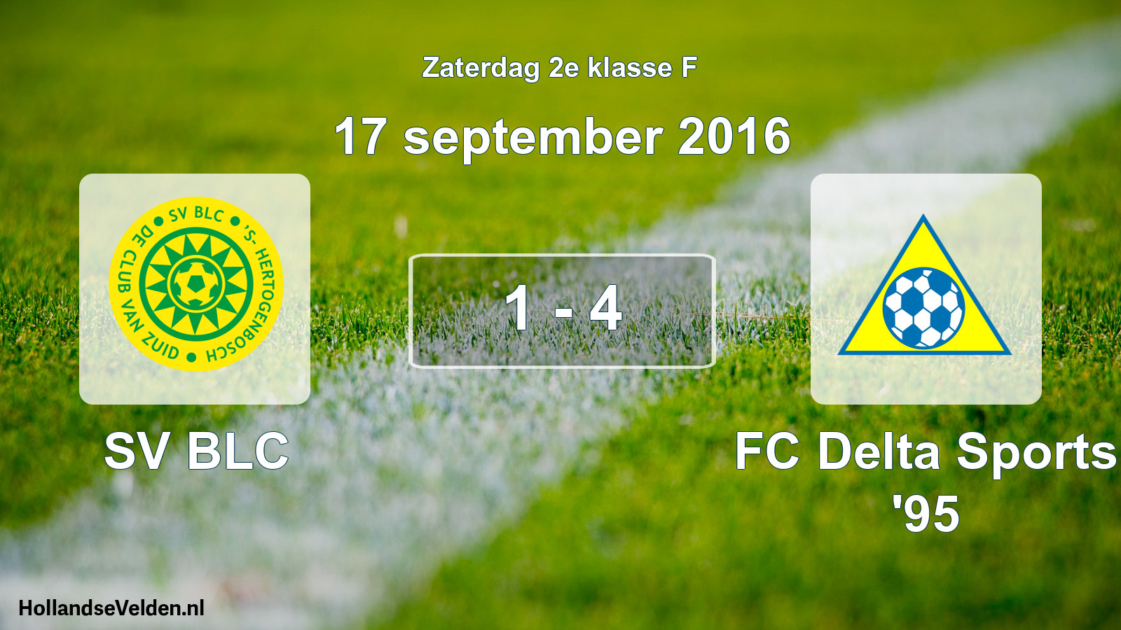Total number of matches played: SV BLC - FC Delta Sports '95 1 - 4 (17 September 2016)